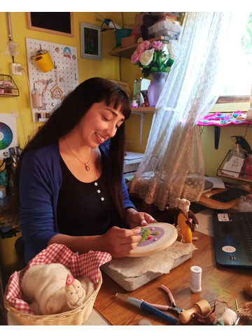 Andrea Celeste, creadora textil